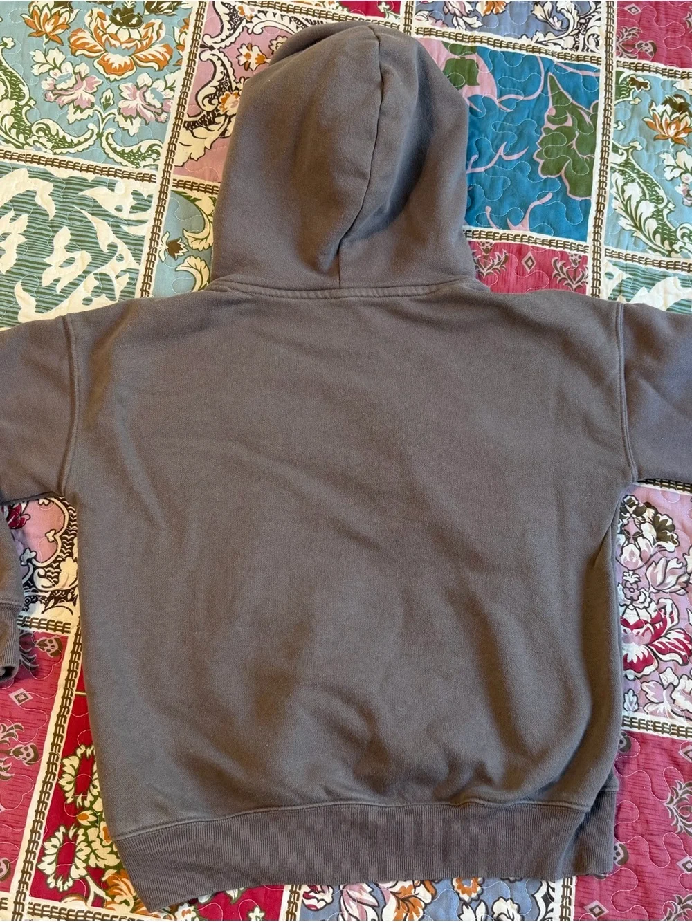 GAP Gray Kids Hoodie with White Logo